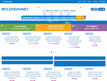 Tablet Screenshot of mylovehoney.com